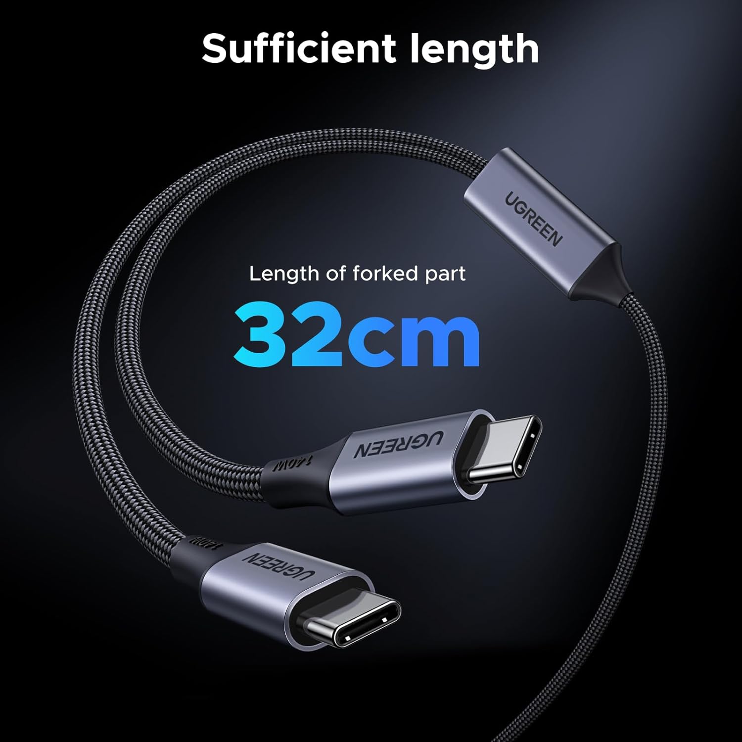 Fast Charging Cable - UGREEN 140W USB C Cable, 5FT